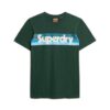 Retro-Streifen-Logo-T-Shirt