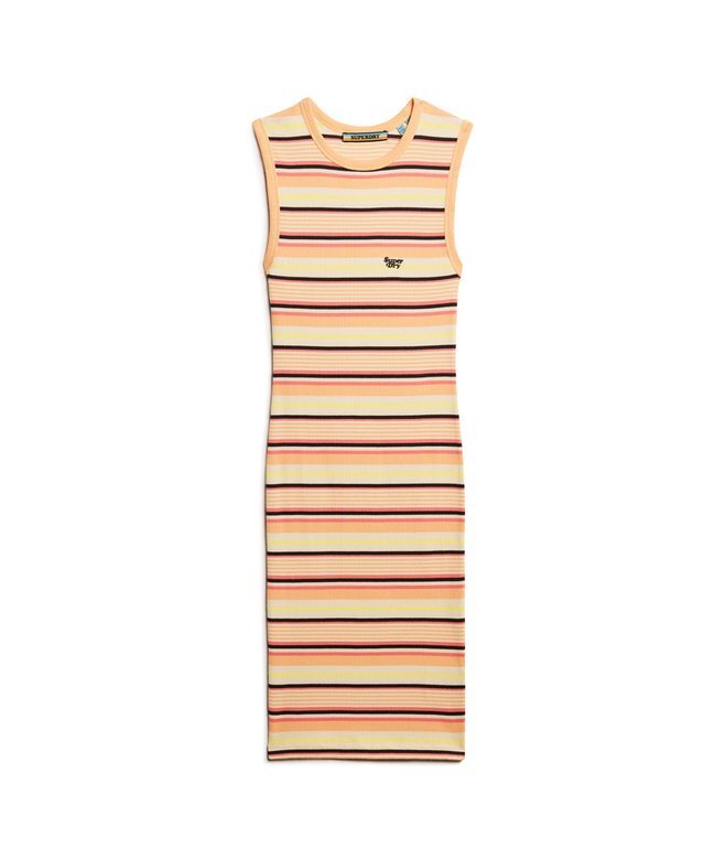 Rib Bodycon Midi-Kleid Rib Bodycon Midi-Kleid
