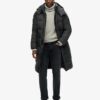 Ripstop Longline-Puffer-Mantel