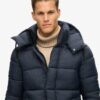 Ripstop Longline-Puffer-Mantel