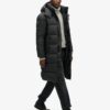Ripstop Longline-Puffer-Mantel