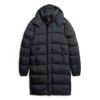 Ripstop Longline-Puffer-Mantel