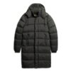 Ripstop Longline-Puffer-Mantel