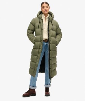 Ripstop-Longline-Puffer-Mäntel