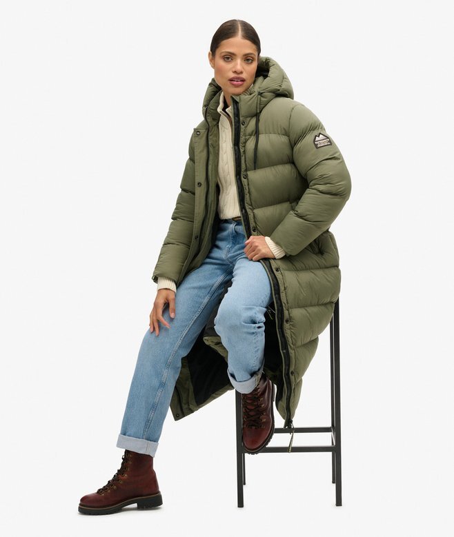 Ripstop-Longline-Puffer-Mäntel Ripstop-Longline-Puffer-Mäntel