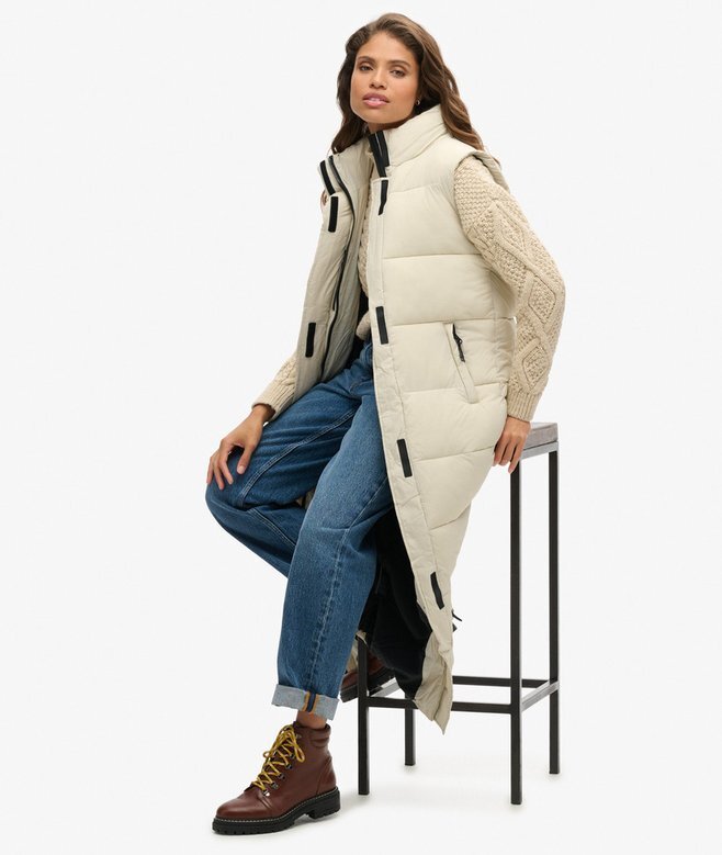 Ripstop Longline Puffer Westen Ripstop Longline Puffer Westen