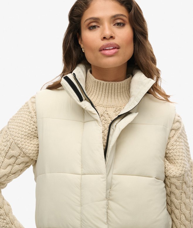 Ripstop Longline Puffer Westen Ripstop Longline Puffer Westen