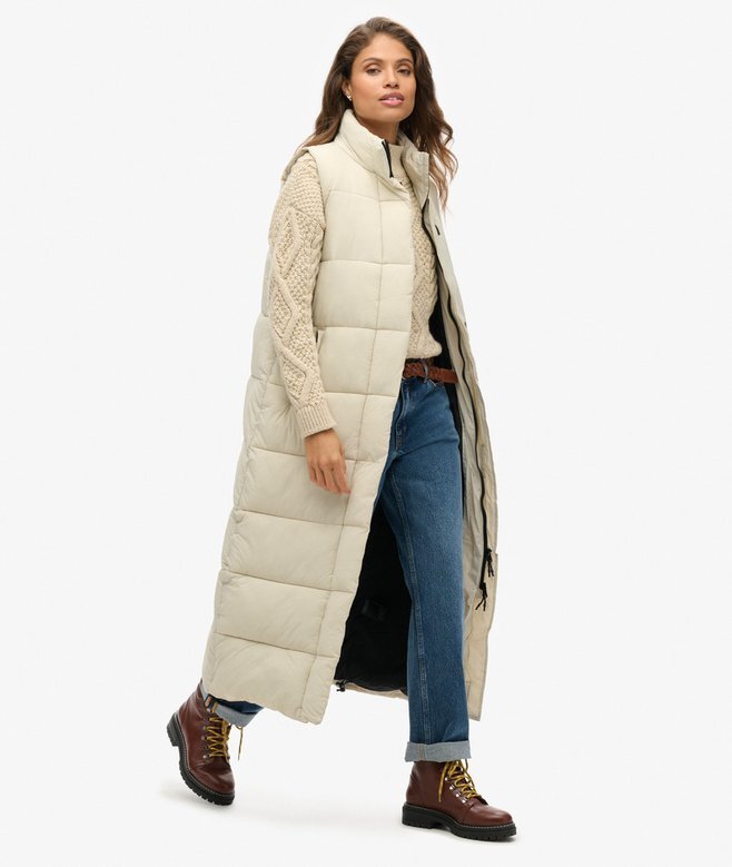 Ripstop Longline Puffer Westen Ripstop Longline Puffer Westen