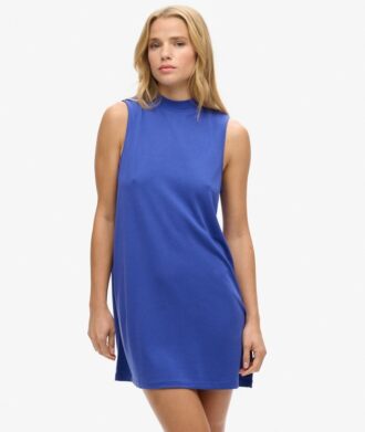 Ärmelloses A-Linien-Minikleid
