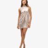 Ärmelloses A-Linien-Minikleid mit Pailletten Ärmelloses A-Linien-Minikleid mit Pailletten