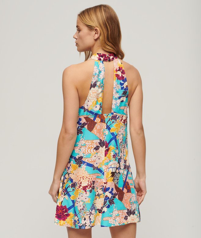 Ärmelloses Minikleid mit Print Ärmelloses Minikleid mit Print