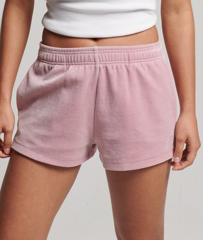 S Logo Velours-Shorts S Logo Velours-Shorts
