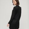 Satin-Minikleid mit Stehkragen Satin-Minikleid mit Stehkragen