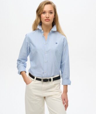 Schmales Oxford-Langarmhemd Schmales Oxford-Langarmhemd