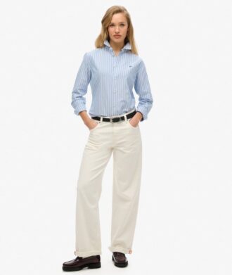 Schmales Oxford-Langarmhemd Schmales Oxford-Langarmhemd