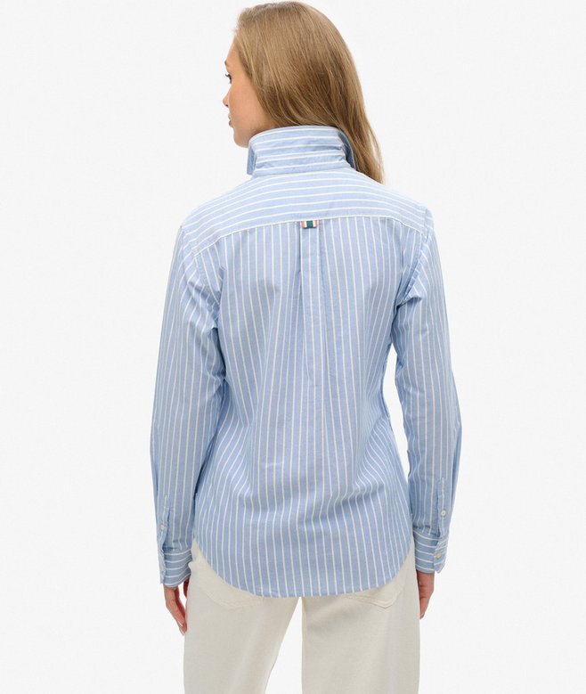 Schmales Oxford-Langarmhemd Schmales Oxford-Langarmhemd