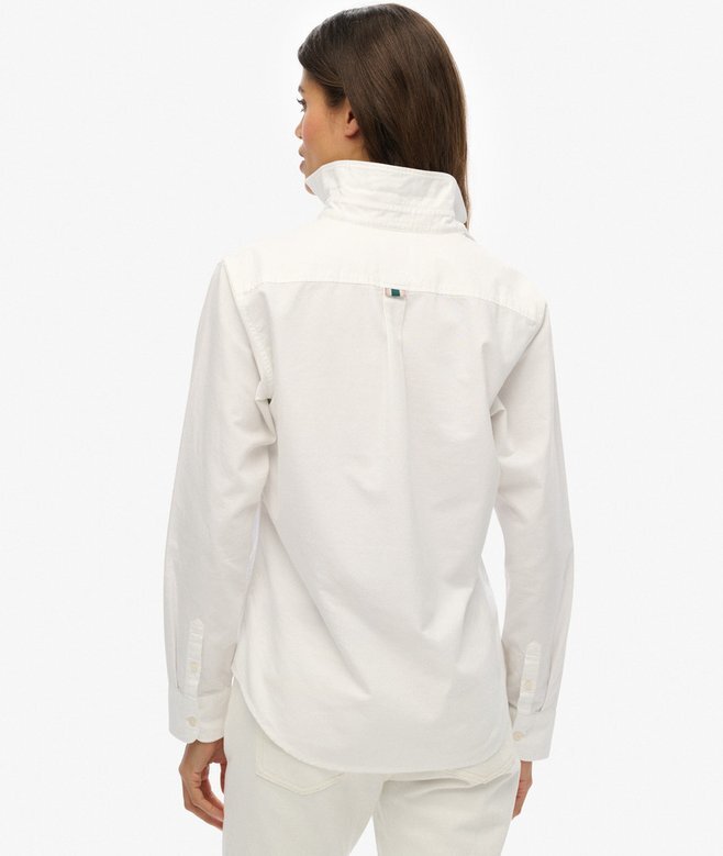 Schmales Oxford-Langarmhemd Schmales Oxford-Langarmhemd