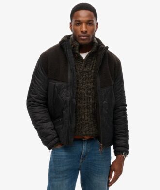 Sherpa Quilted Hybrid Jacke