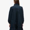 Shirtkleid mit Spitzenmix