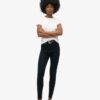 Skinny-Jeans aus Organic Cotton mit hoher Leibhöhe Skinny-Jeans aus Organic Cotton mit hoher Leibhöhe