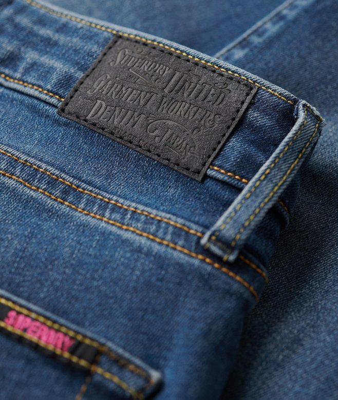 Skinny-Jeans aus Organic Cotton mit hoher Leibhöhe Skinny-Jeans aus Organic Cotton mit hoher Leibhöhe