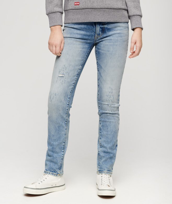 Slim-Fit-Jeans aus Organic Cotton mit mittlerer Leibhöhe Slim-Fit-Jeans aus Organic Cotton mit mittlerer Leibhöhe