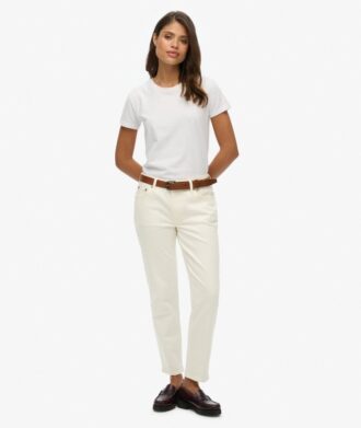 Slim-Fit-Jeans aus Organic Cotton mit mittlerer Leibhöhe