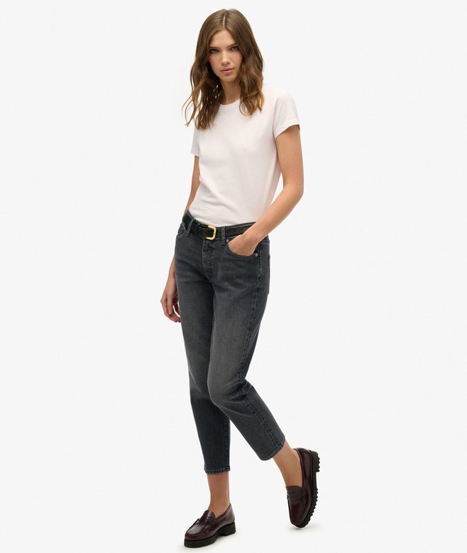 Slim-Fit-Jeans aus Organic Cotton mit mittlerer Leibhöhe Slim-Fit-Jeans aus Organic Cotton mit mittlerer Leibhöhe