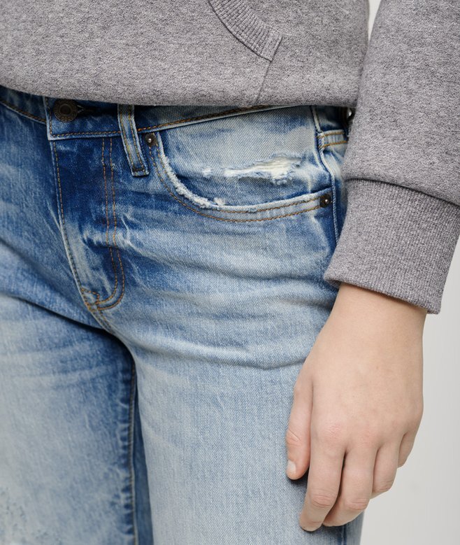 Slim-Fit-Jeans aus Organic Cotton mit mittlerer Leibhöhe Slim-Fit-Jeans aus Organic Cotton mit mittlerer Leibhöhe