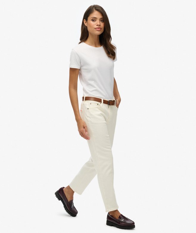 Slim-Fit-Jeans aus Organic Cotton mit mittlerer Leibhöhe Slim-Fit-Jeans aus Organic Cotton mit mittlerer Leibhöhe