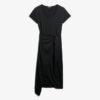 Slub-Midi-Wickelkleid Slub-Midi-Wickelkleid