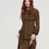 Smok-Kleid mit Print Smok-Kleid mit Print