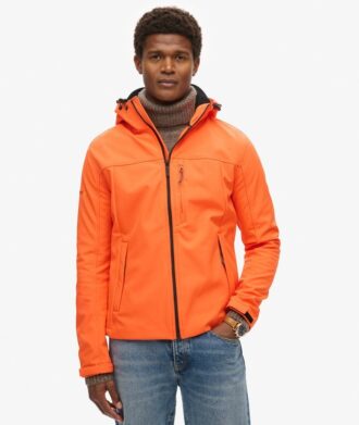 Softshell-Wanderjacke mit Kapuze