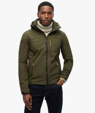 Softshell-Wanderjacke mit Kapuze