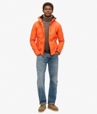 Softshell-Wanderjacke mit Kapuze