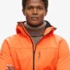 Softshell-Wanderjacke mit Kapuze