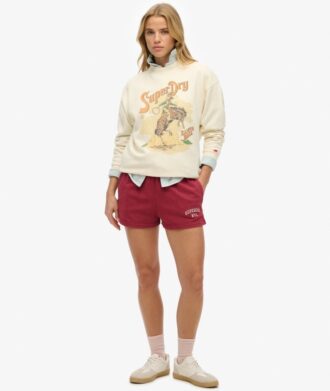 Souvenir Graphic Loose Crew Sweatshirt