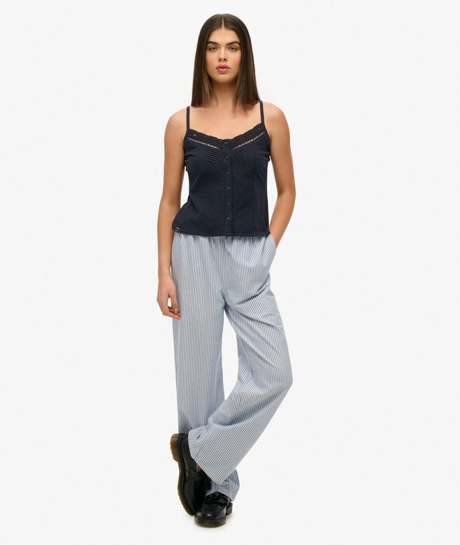 Spitzen-Cami-Oberteil mit Knopfleiste Spitzen-Cami-Oberteil mit Knopfleiste