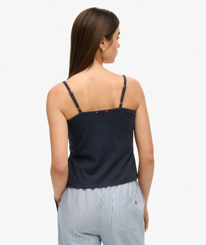 Spitzen-Cami-Oberteil mit Knopfleiste Spitzen-Cami-Oberteil mit Knopfleiste