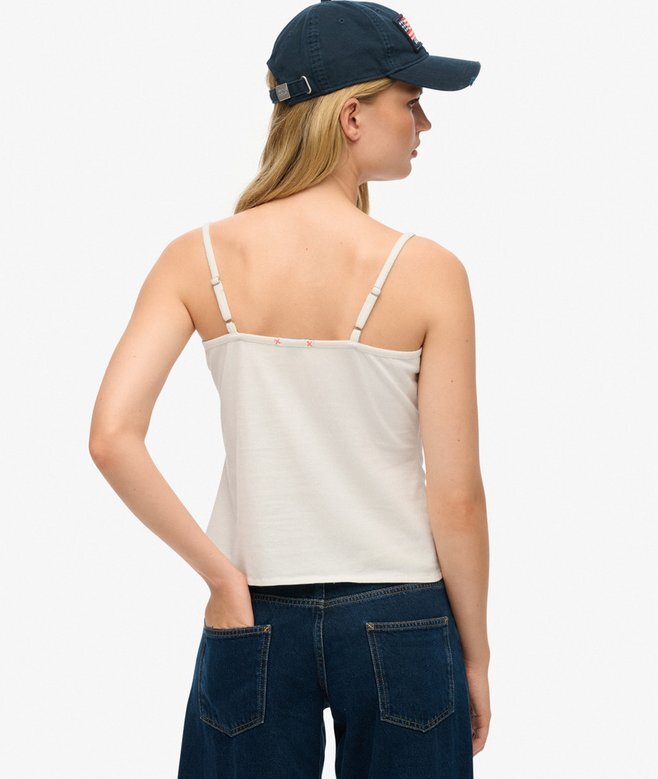 Spitzen-Cami-Oberteil mit Knopfleiste Spitzen-Cami-Oberteil mit Knopfleiste