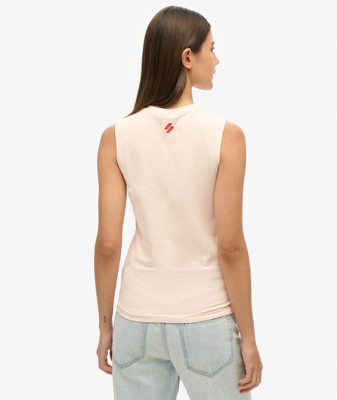 Sport Luxe Graphic Fitted Tank Top Sport Luxe Graphic Fitted Tank Top