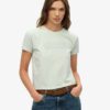 Sport Luxe T-Shirt mit enger Passform Sport Luxe T-Shirt mit enger Passform