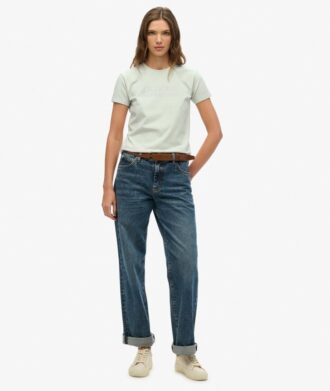 Sport Luxe T-Shirt mit enger Passform