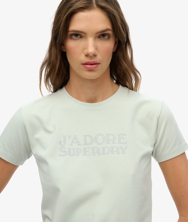 Sport Luxe T-Shirt mit enger Passform Sport Luxe T-Shirt mit enger Passform