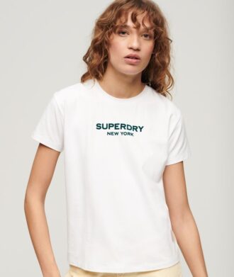 Sport Luxe T-Shirt mit Grafikprint