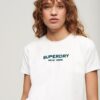 Sport Luxe T-Shirt mit Grafikprint