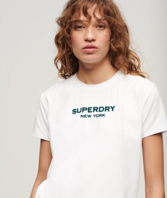 Sport Luxe T-Shirt mit Grafikprint