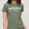 Sport Luxe T-Shirt mit Grafikprint