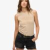 Sport Luxe Tailliertes Tanktop