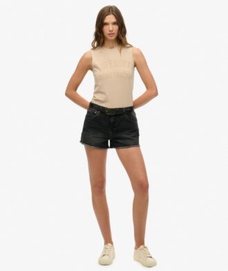 Sport Luxe Tailliertes Tanktop